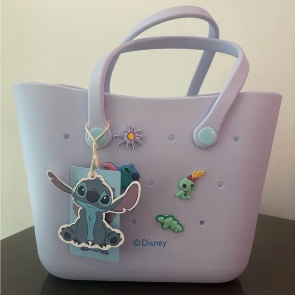SOLD: Disney x Miniso Stitch Crocs Bag - Picture 1 of 4